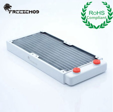 FreezeMod 120mm 240mm 360mm 480mm White Copper Radiator G1/4 PC Water Cooling ?? picture