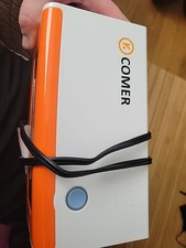 K Comer CX418 Thermal Label Printer USB Shipping Desktop Orange White + Holder picture