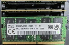 SK hynix 32GB DDR4 2933 Laptop ECC SODIMM RAM 2Rx8 PC4-2933Y-TG  for DELL HP Len picture