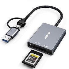 CFexpress Card Reader 10Gbps USB-C/USB-A 2-in-1 Adapter for CFexpress Type A picture