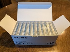 Lot Of 10 SONY DDS3/DDS-3 PREMIUM DATA TAPE CARTRIDGE 24GB DGD125P picture
