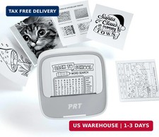 Sticker Printer, Mini Print with 1 Rolls Paper,Pod Bluetooth Portabel Sticker Ma picture