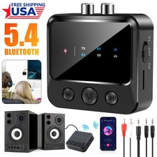 Bluetooth 5.4 Stereo Audio Receiver Transmitter For AUX USB Music to RCA Adapter picture