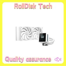 New DeepCool MYSTIQUE 240 White 5th Gen Liquid Cooler with 2.8” LCD Screen picture