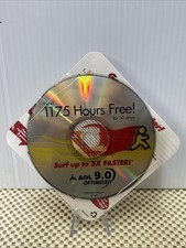 New Sealed Rare Vintage AOL 1175 Hours Free Disc CD-Rom Package Collectible picture