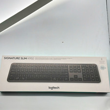 Logitech Signature Slim K950 Wireless Bluetooth Keyboard Spanish QWERTY Black picture