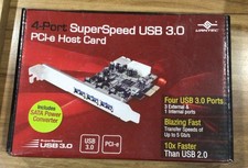 Vantec 4-Port SuperSpeed USB 3.0 PCI-e Host Card (Includes SATA Power Converter) picture