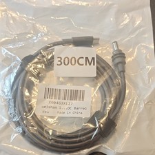 Weishan USB-C to DC Barrel Power Cable Black 300cm X004G3XL27 Type Cable picture