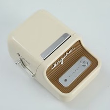 NIIMBOT B21 Retro Wireless Thermal Label Printer Portable White B21WH R87240259 picture
