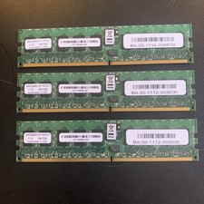 Lot of 3 NetApp 107-00084+A0 2GB DDR2-667 PC2-5300 ECC RDIMM RAM picture