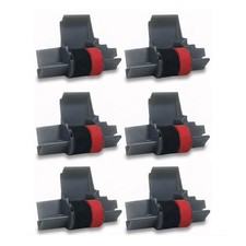 IR-40T x [6 Pack] Black and Red Ink Roller Ribbon Cartridge picture