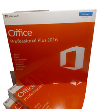 Office 2016 Professional Pro Plus For 1 Pc only -Lifetime - DVD +Key Card Sealed picture