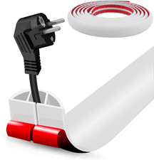 10FT Floor Cord Cover Cable Hider Self Adhesive Wire Protector for Office Gym picture