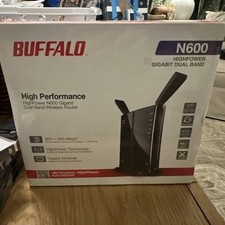 DD-WRT Buffalo Technology WZR-600DHP 600 Mbps 4-Port Gigabit Wireless N Router picture
