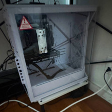 Fractal Design MicroATX Slim Line PC Case White Tempered Glass Side Panel picture