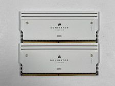 Corsair Dominator Titanium White 64GB (2 x 32) DDR5 RAM UDIMM 6400MHz picture