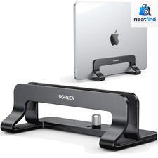 Vertical Laptop Stand Aluminum Adjustable for MacBook Pro/Air 17.3 Black picture