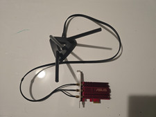 ASUS PCE-AC68 AC1900 PCIe WiFi Card Dual Band Adapter w/ Antenna Base picture