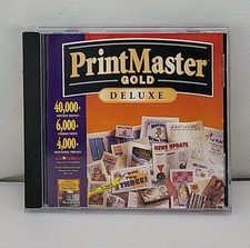 PrintMaster Gold Deluxe 4.0 Program CD  picture