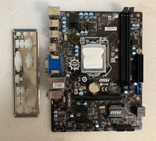 MSI H81M-E34 Mini-ATX LGA 1150 DDR3 HDMI VGA DVI Motherboard With I/O Shield ~ picture