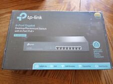 NEW SEALED TP-LINK TL-SG1008PE 8-Port Network Desktop/Rack Mountable Switch picture
