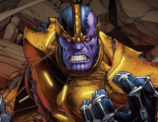 HQ2 MARVEL COMICS THANOS AVENGERS Infinity war Guantlet  MOUSE PAD 9 X 7inch USA picture