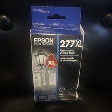 Genuine Epson 277XL High Capacity Black Noir Ink Cartridge Retail Box 02.2027 picture