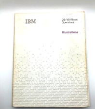 Vintage IBM OS/VS1 Basic Operations Illustrations Guide 1972 PC Programming picture