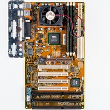 Shuttle HOT-681V Socket 370 ATX Motherboard SDR AGP ISA Windows 98 Retro Gaming picture