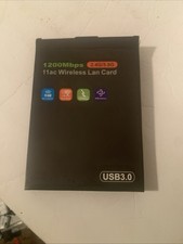 Witeless Usb Adapter 1200 Mbps Wifi Dual-Band 11.ac for PC Nib 6B22 picture