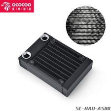 Ococoo 80mm Radiator Aluminum G1/4 Threads for Water Cooling Black picture