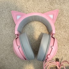 Razer Kraken BT Kitty Edition Pink/Gray Over-Ear USB Wired Headset w/ Mic picture