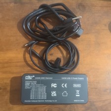 240W USB-C GaN PD3.1 Power Adapter  Fast Charger AI Computer A180C-PD240W-C14 picture