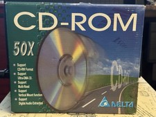 Vintage Delta 50x CD-ROM. Open Box . All Books And Hardware. picture