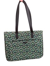 Vera Bradley Iconic Commuter Tote Padded Laptop Sleeve in Rainforest Pattern EUC picture
