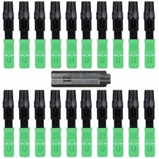 20Pack FTTH SC/APC Fiber Quick Connector Fast Adapter CATV Network Switch picture