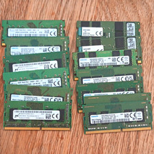DDR4 SO-DIMM RAM Lot Of  13 Samsung Sk Hynix Micron Kingston picture
