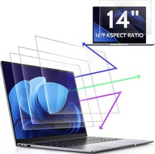 3 Pack 14 Inch 16:9 Anti Blue Light Screen Protector for Laptop picture