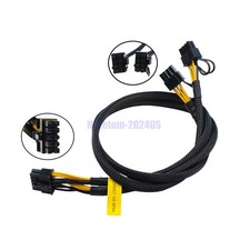 10pin to Dual 8pin PCIE GPU Graphics Card Power Cable for HP DL580 G7 G8 G9 50cm picture