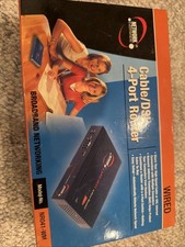 Network Everywhere NR041-WM Wired Cable DSL 4 Port Router Broadband New picture