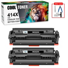 2 x Compatible with HP 414X W2020X Toner MFP M479fdw M454dw M454dn No Chip picture