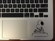 Snoopy Typing - Computer Decal Bumper Window Sticker Charlie Brown Peanuts Comic picture