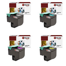 4Pk LTS C544 BCMY Remanufactured for Lexmark C544DN C544DTN Toner Cartridge picture