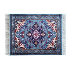 Beautiful Oriental Rug Style Mousepad, Miniature Carpet Computer Mouse Pad, N... picture