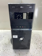 Vintage Retro Black Sleeper Build 2000s ATX Case picture