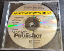 Vintage PC Software Microsoft Publisher 1991-1995 Windows 95 CD-Rom CD picture
