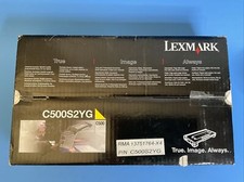 Lexmark C500S2YG Standard Yield Yellow Toner Cartridge Genuine picture