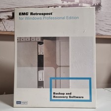 EMC Retrospect Windows Pro PC Software In Box New & Sealed picture