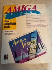 Amiga World Official AmigaVision Handbook by Louis Wallace, 1991 picture