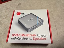 SIIG USB-C Multitask Mini Dock with Conference Speaker (judk0s11s1) CC11209X picture
